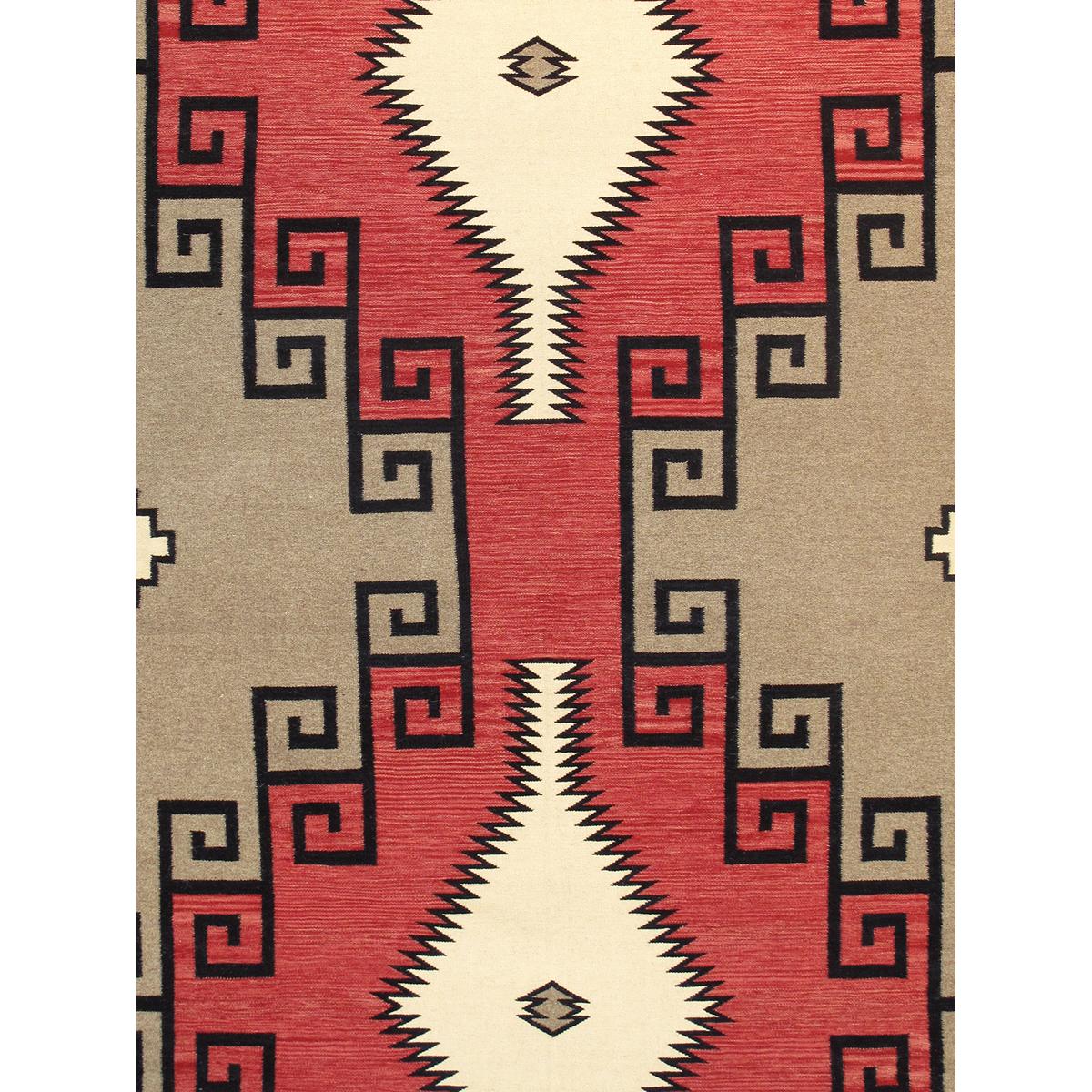 Tuscany Reversible Wool Mocha/Ivory Area Rug