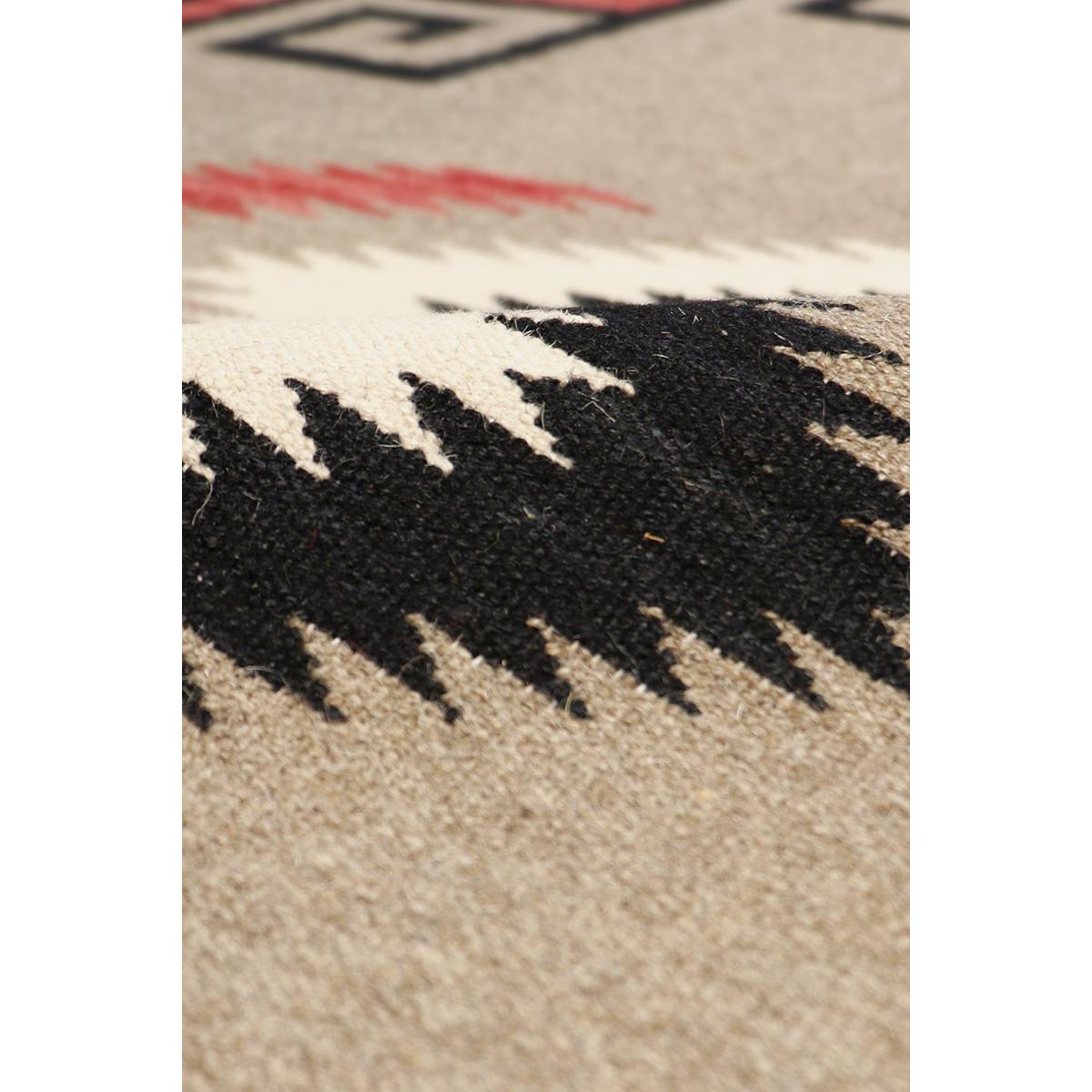 Tuscany Reversible Wool Mocha/Ivory Area Rug