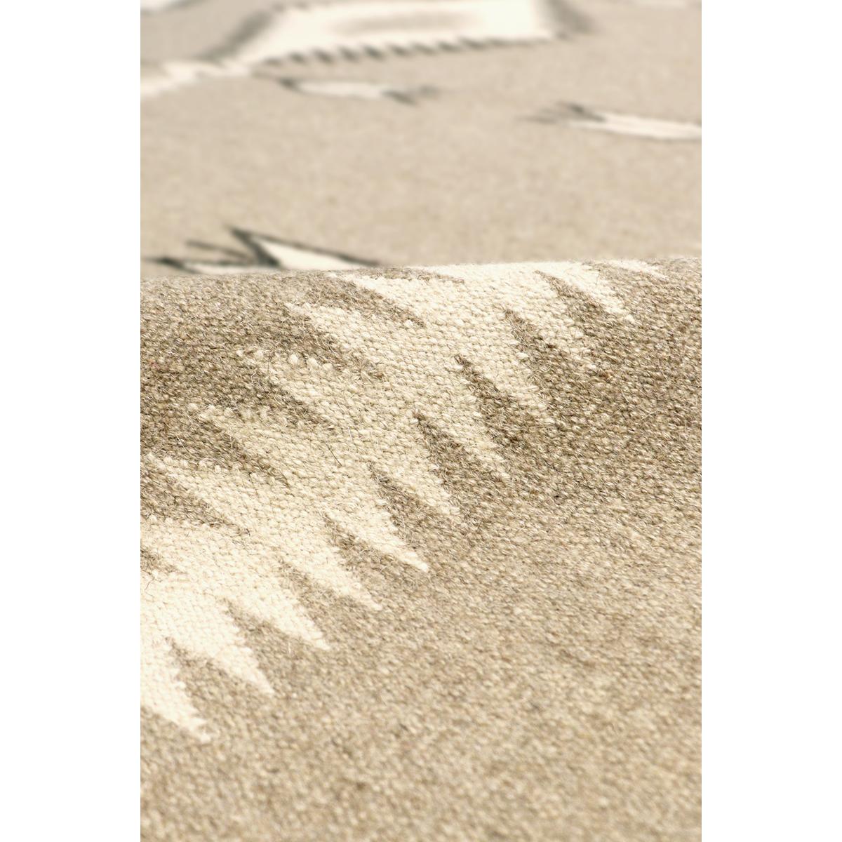 Tuscany Reversible Wool Taupe/Charcoal Area Rug