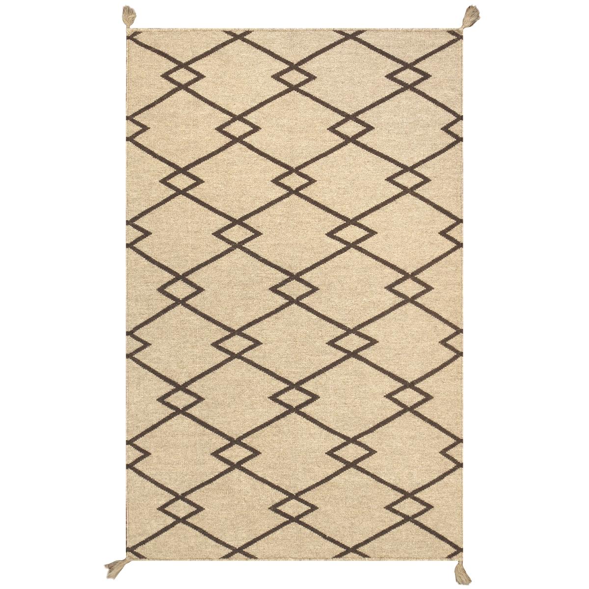 Tuscany Reversible Wool Mocha Area Rug