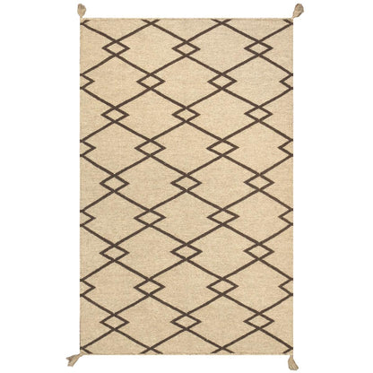 Tuscany Reversible Wool Mocha Area Rug