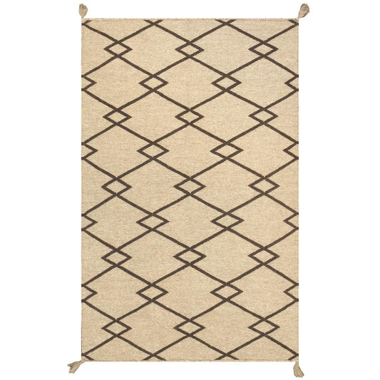 Tuscany Reversible Wool Mocha Area Rug