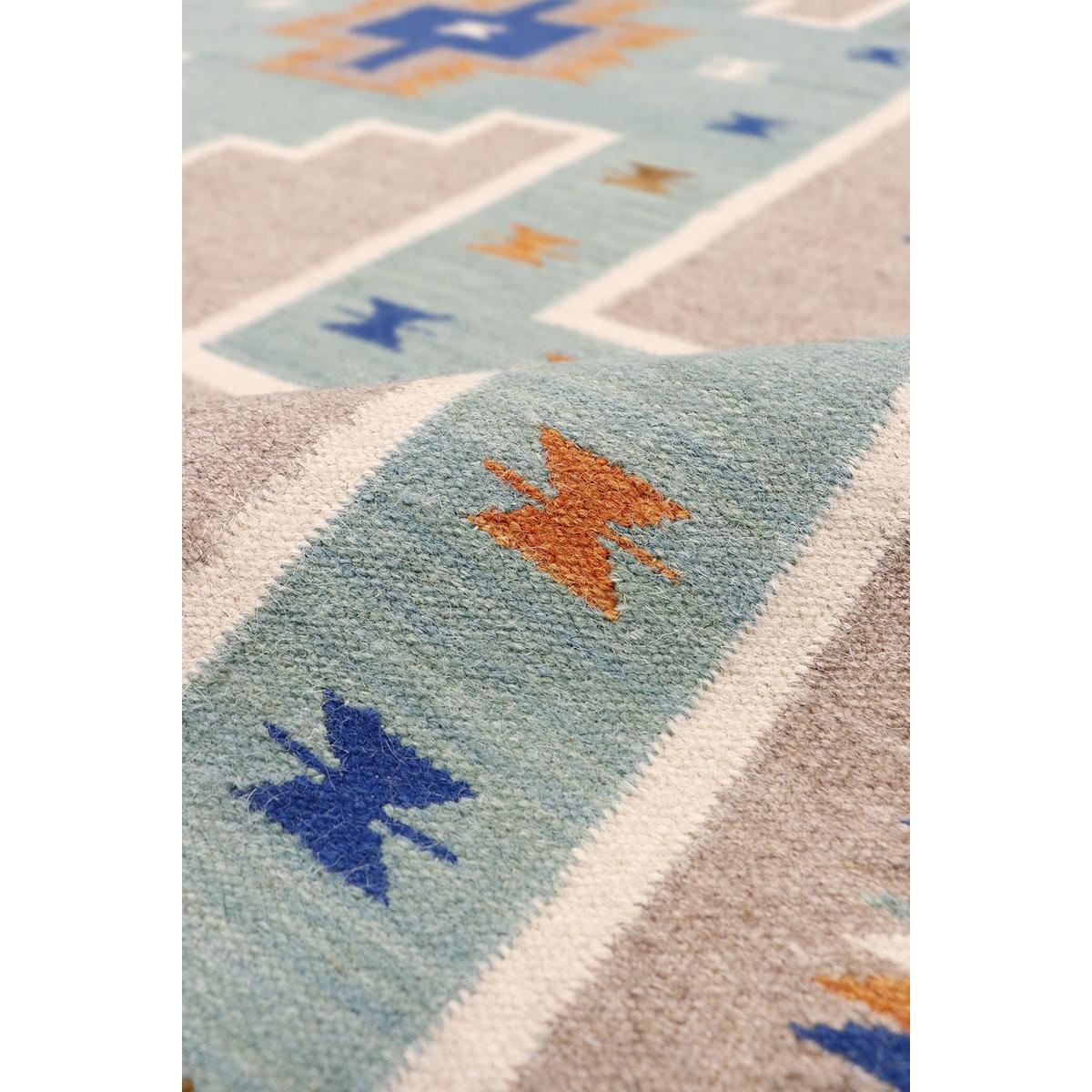 Tuscany Reversible Wool Mocha Area Rug