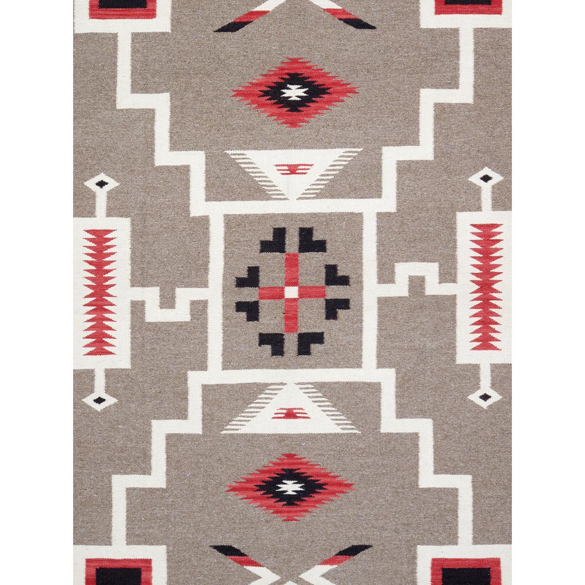 Tuscany Reversible Wool Mocha/Black Area Rug