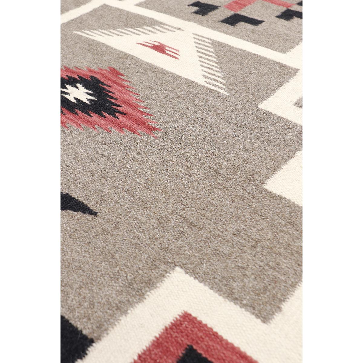 Tuscany Reversible Wool Mocha/Black Area Rug