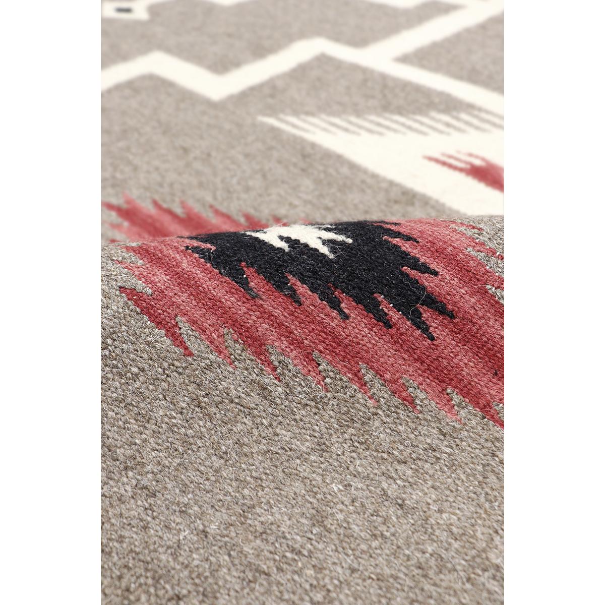 Tuscany Reversible Wool Mocha/Black Area Rug