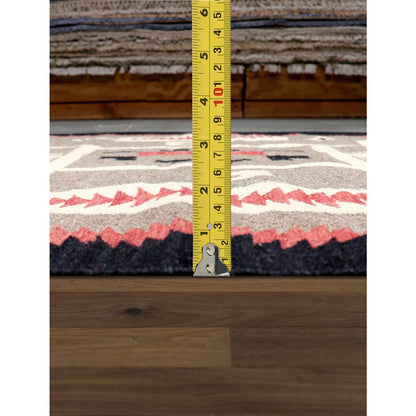 Tuscany Reversible Wool Mocha/Black Area Rug