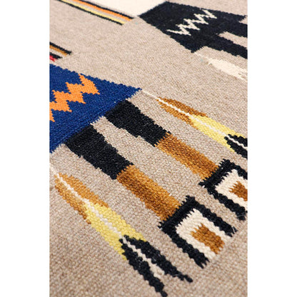 Tuscany Reversible Wool Mocha/MultiColor Area Rug