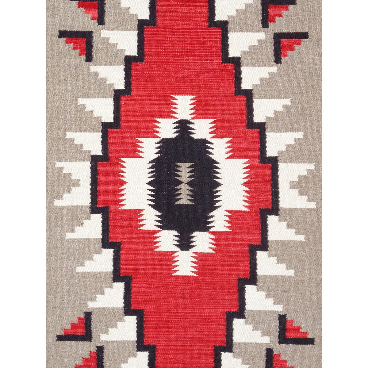 Tuscany Reversible Wool Mocha/Black Area Rug