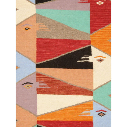 Tuscany Reversible Wool Mocha/MultiColor Area Rug