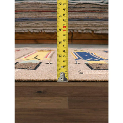 Tuscany Reversible Wool Mocha/MultiColor Area Rug