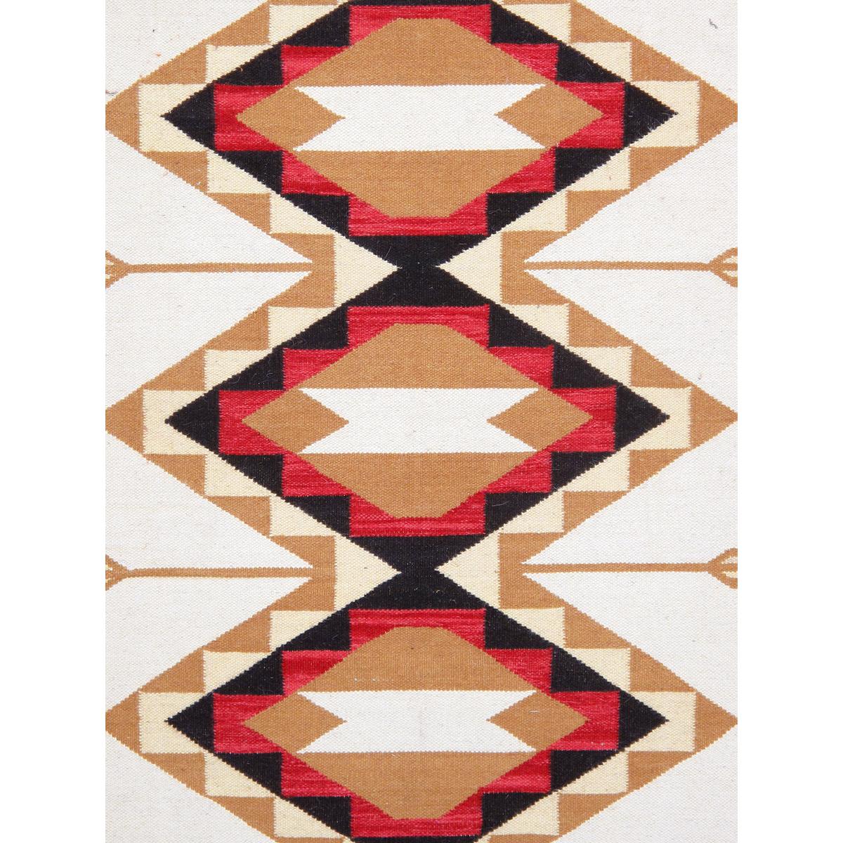 Tuscany Reversible Wool Ivory/Black Area Rug
