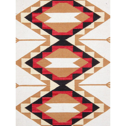 Tuscany Reversible Wool Ivory/Black Area Rug