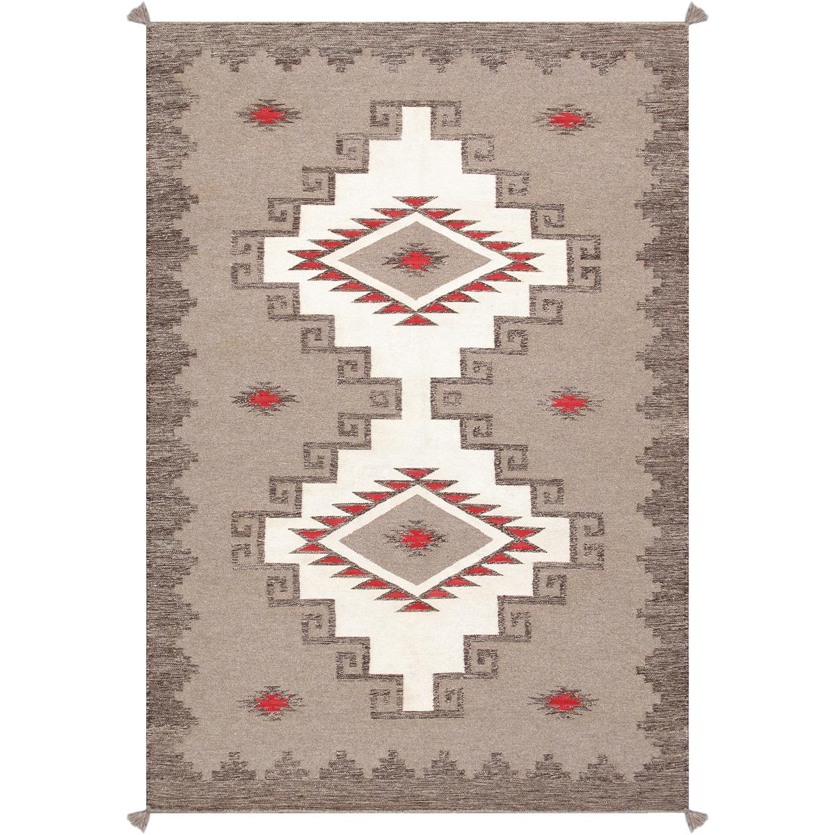 Tuscany Reversible Wool Mocha Area Rug