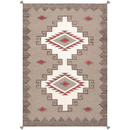 Tuscany Reversible Wool Mocha Area Rug