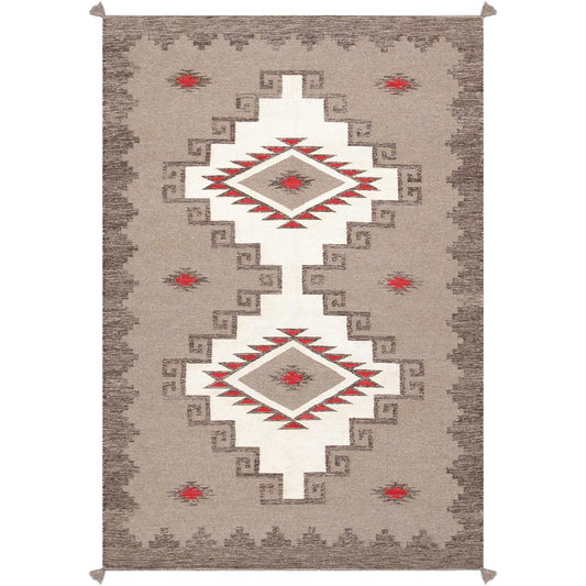 Tuscany Reversible Wool Mocha Area Rug