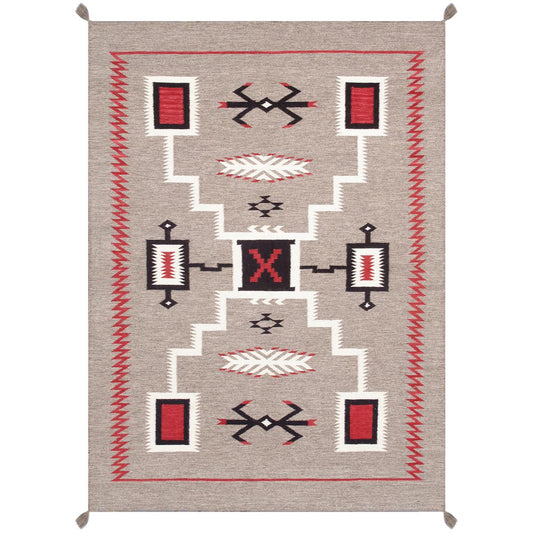 Tuscany Reversible Wool Mocha Area Rug