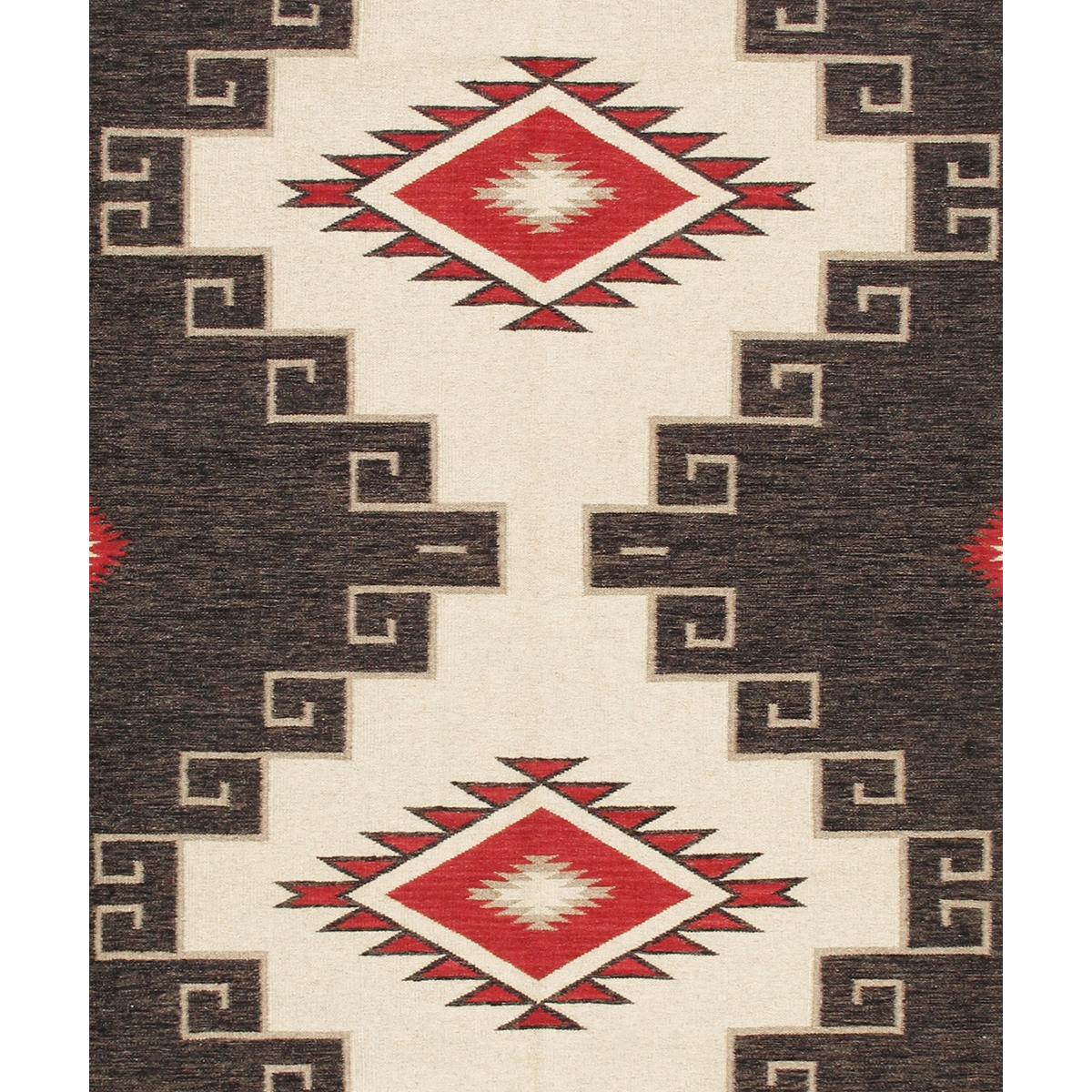 Tuscany Reversible Wool Light Brown/Ivory Area Rug