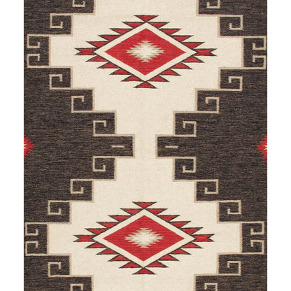Tuscany Reversible Wool Light Brown/Ivory Area Rug
