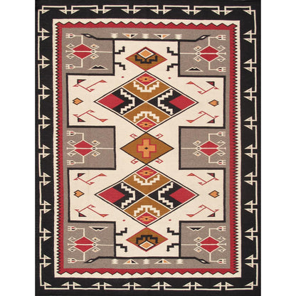 Tuscany Reversible Wool Ivory/MultiColor Area Rug