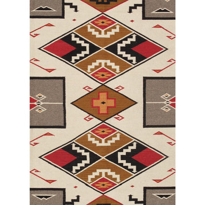 Tuscany Reversible Wool Ivory/MultiColor Area Rug