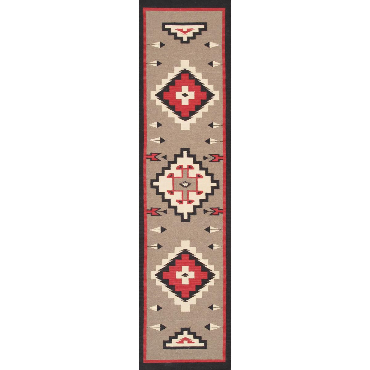 Tuscany Reversible Wool Mocha/Black Area Rug