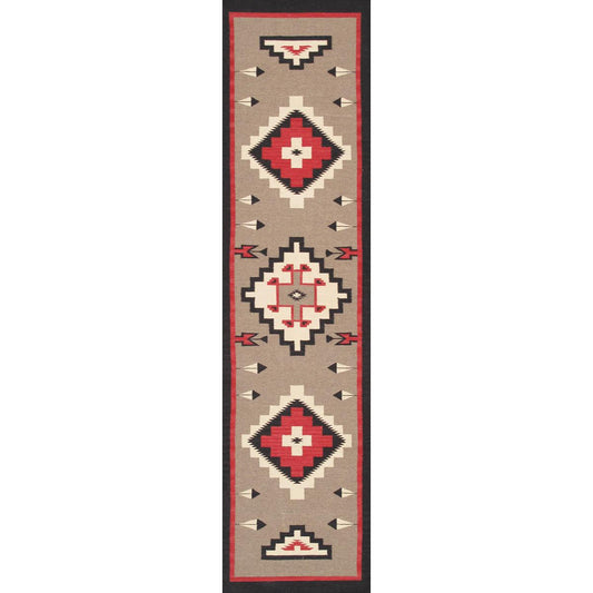 Tuscany Reversible Wool Mocha/Black Area Rug