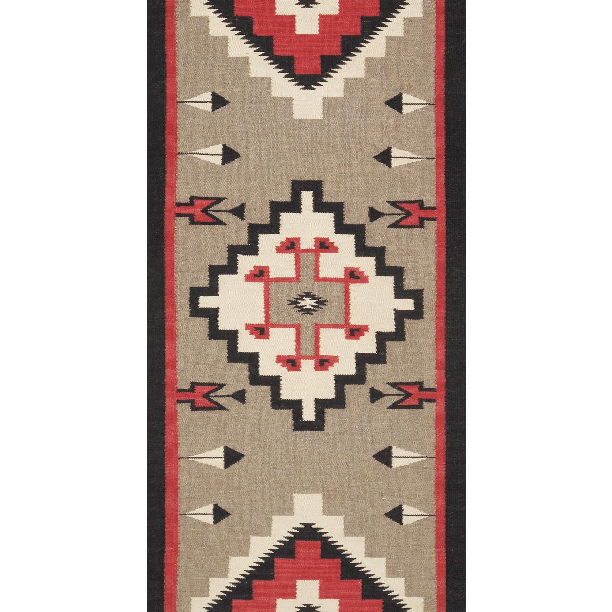 Tuscany Reversible Wool Mocha/Black Area Rug