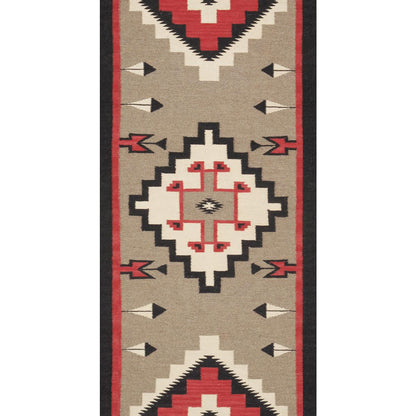 Tuscany Reversible Wool Mocha/Black Area Rug