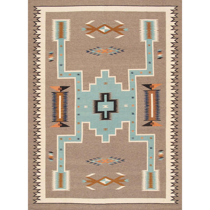 Tuscany Reversible Wool Mocha/Ivory Area Rug