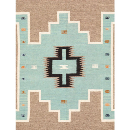 Tuscany Reversible Wool Mocha/Ivory Area Rug