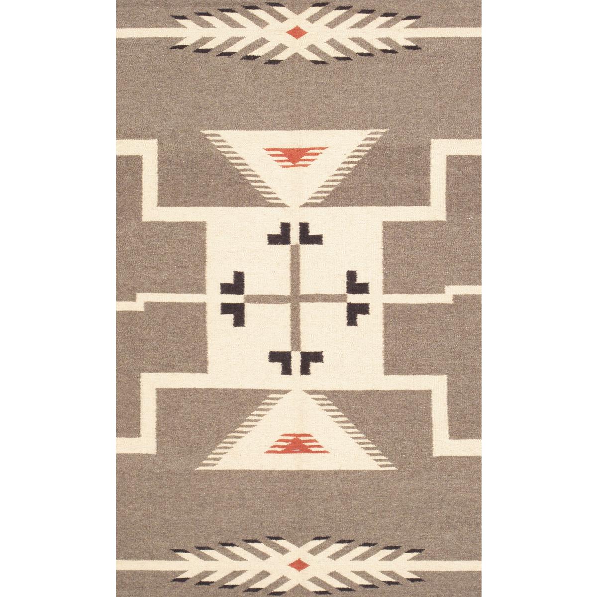 Tuscany Reversible Wool Mocha/Salmon Area Rug