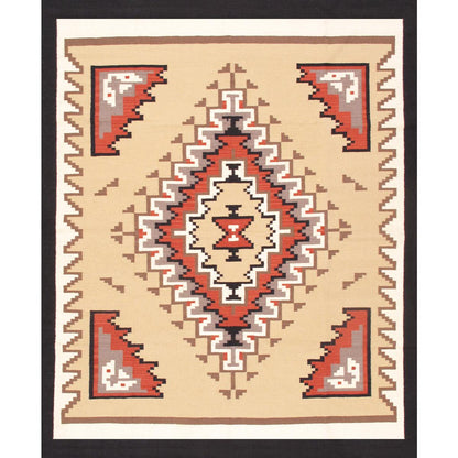 Tuscany Reversible Wool Beige/Black Area Rug