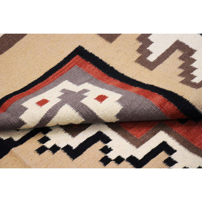 Tuscany Reversible Wool Beige/Black Area Rug
