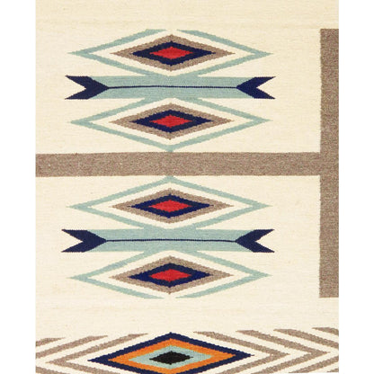 Tuscany Reversible Wool Ivory/Black Area Rug