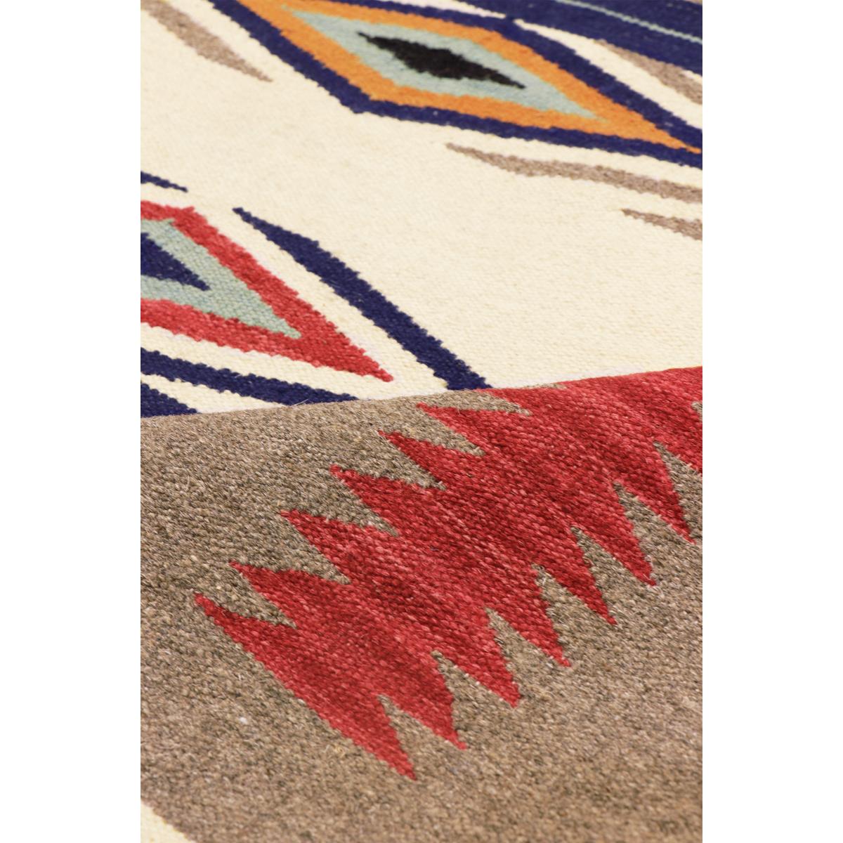 Tuscany Reversible Wool Ivory/Black Area Rug