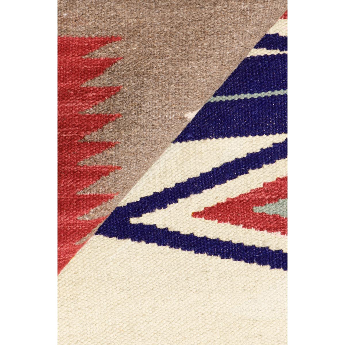 Tuscany Reversible Wool Ivory/Black Area Rug