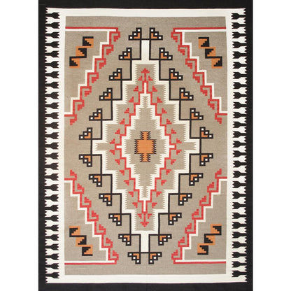 Tuscany Reversible Wool Mocha/Black Area Rug