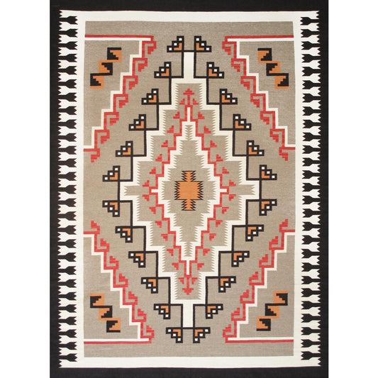 Tuscany Reversible Wool Mocha/Black Area Rug