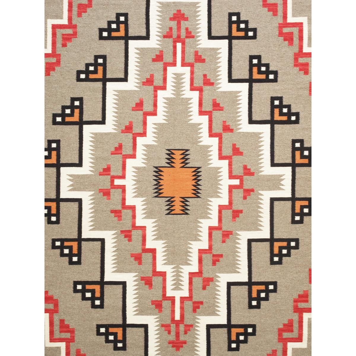 Tuscany Reversible Wool Mocha/Black Area Rug