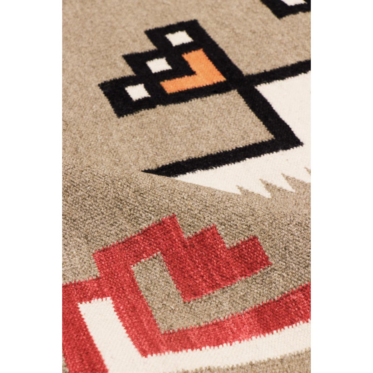 Tuscany Reversible Wool Mocha/Black Area Rug