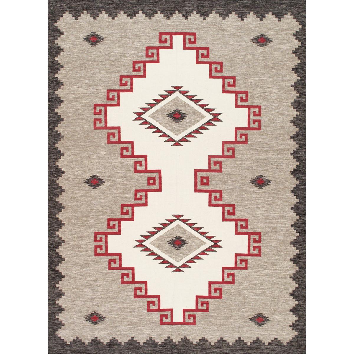 Tuscany Reversible Wool Ivory/Mocha Area Rug