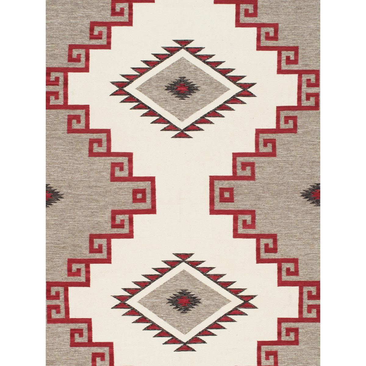 Tuscany Reversible Wool Ivory/Mocha Area Rug