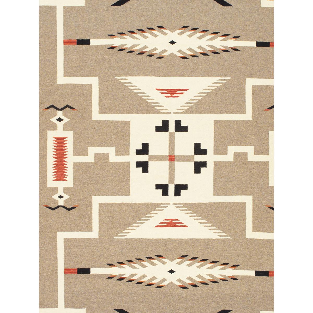 Tuscany Reversible Wool Mocha/Black Area Rug