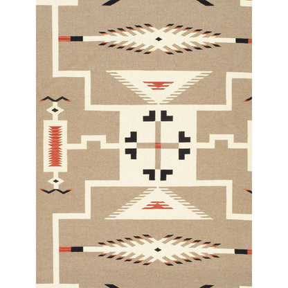 Tuscany Reversible Wool Mocha/Black Area Rug