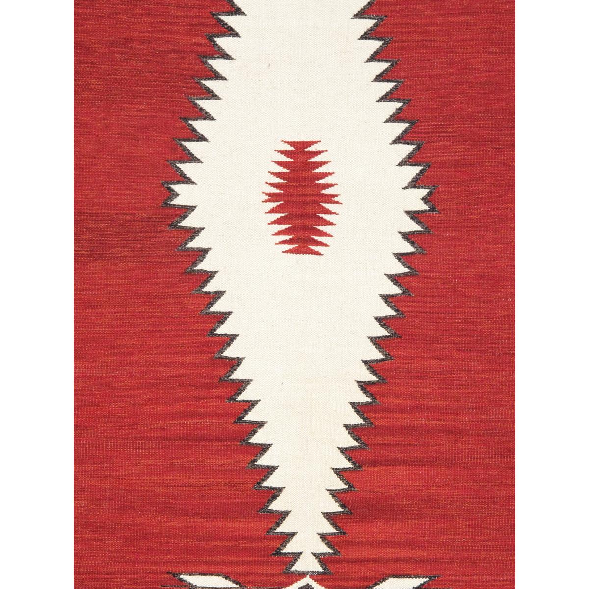 Tuscany Reversible Wool Red/Brown Area Rug