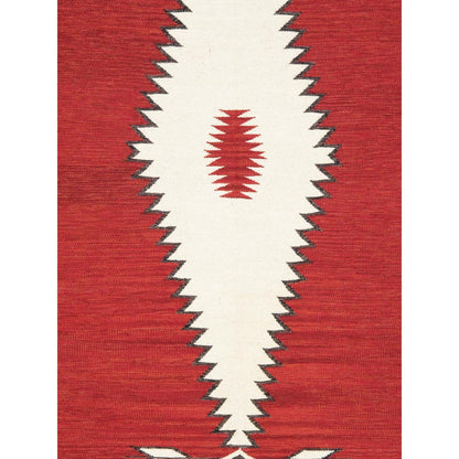 Tuscany Reversible Wool Red/Brown Area Rug