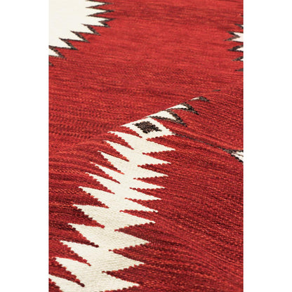 Tuscany Reversible Wool Red/Brown Area Rug