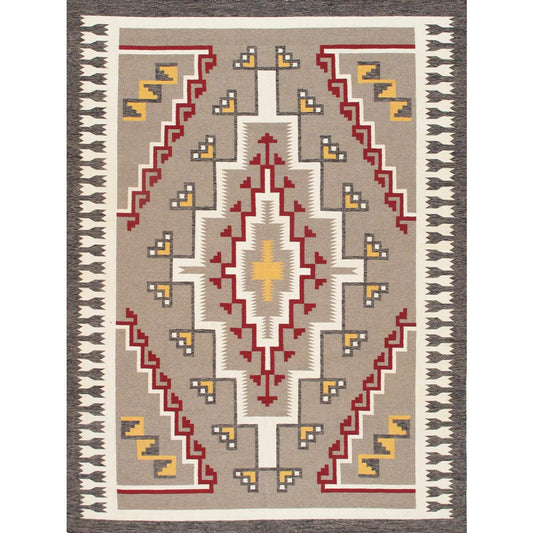 Tuscany Reversible Wool Mocha/Ivory Area Rug
