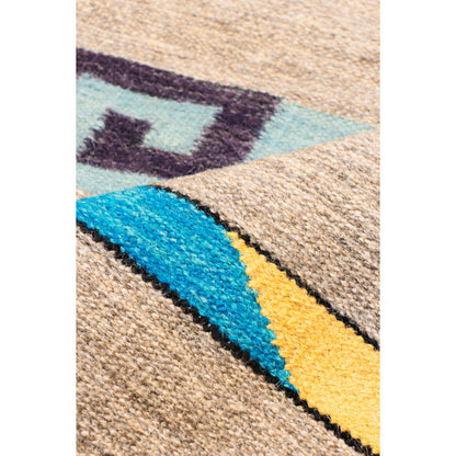 Tuscany Reversible Wool Mocha/Multi Area Rug